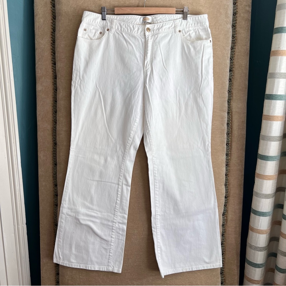TALBOTS Plus Size Flare Leg Jeans with Stretch